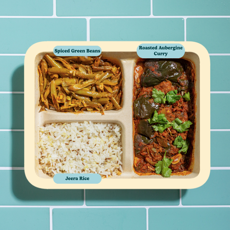 Roasted Aubergine Curry (VG)