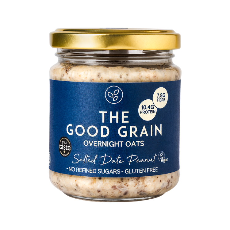 Salted Date Peanut Overnight Oats