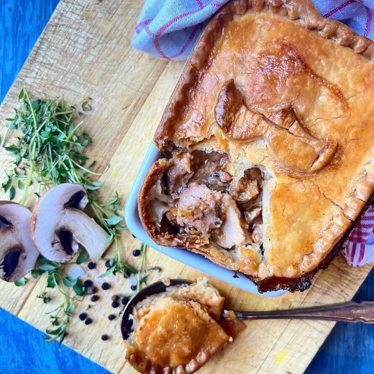 Chicken, Ham & Mushroom Pie - by Lidgates Butchers - HomeCooks