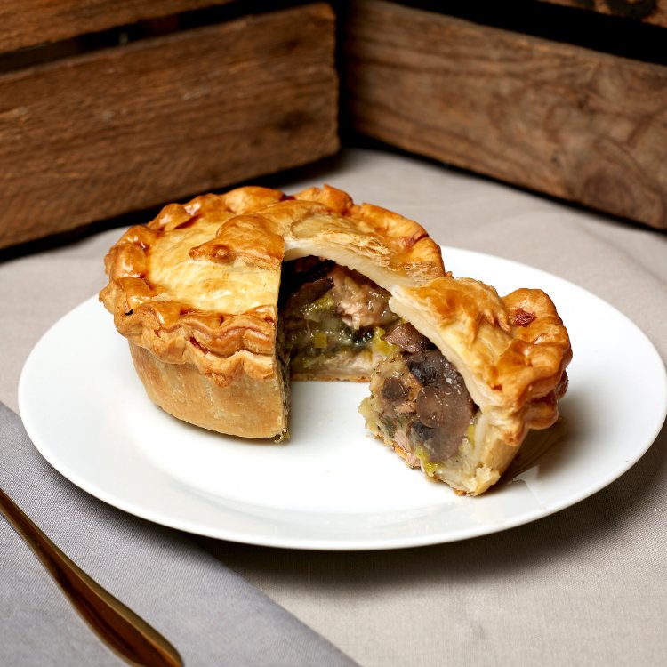 Chicken, Leek & Mushroom Pie - by Dulwich Pantry - HomeCooks