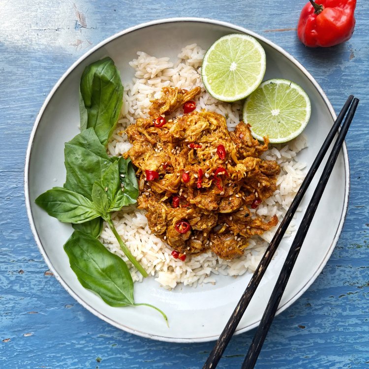 Indonesian Coconut Chicken Rendang Curry - by Granma's Indonesian Kitchen - HomeCooks
