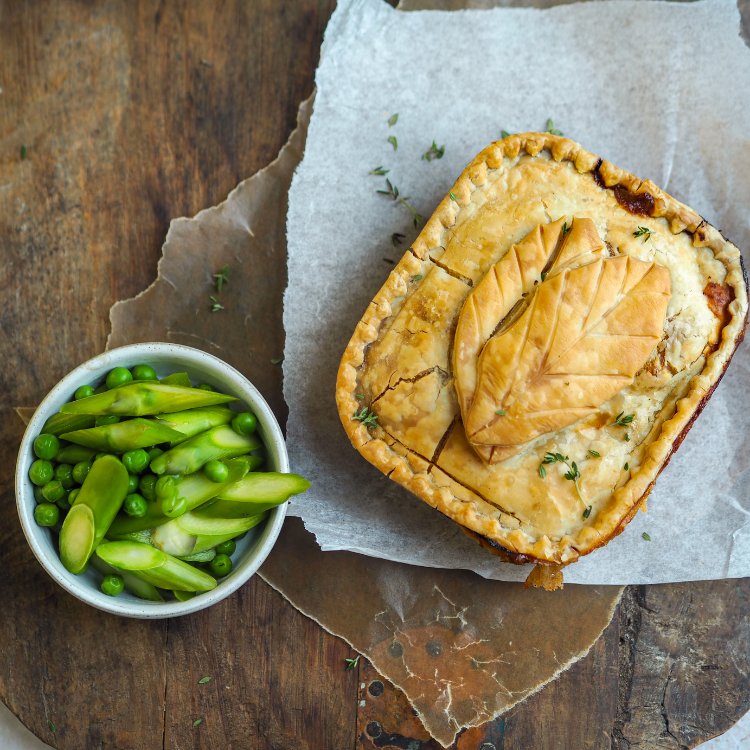 Lamb, Leek & Apricot Pie - by Lidgates Butchers - HomeCooks