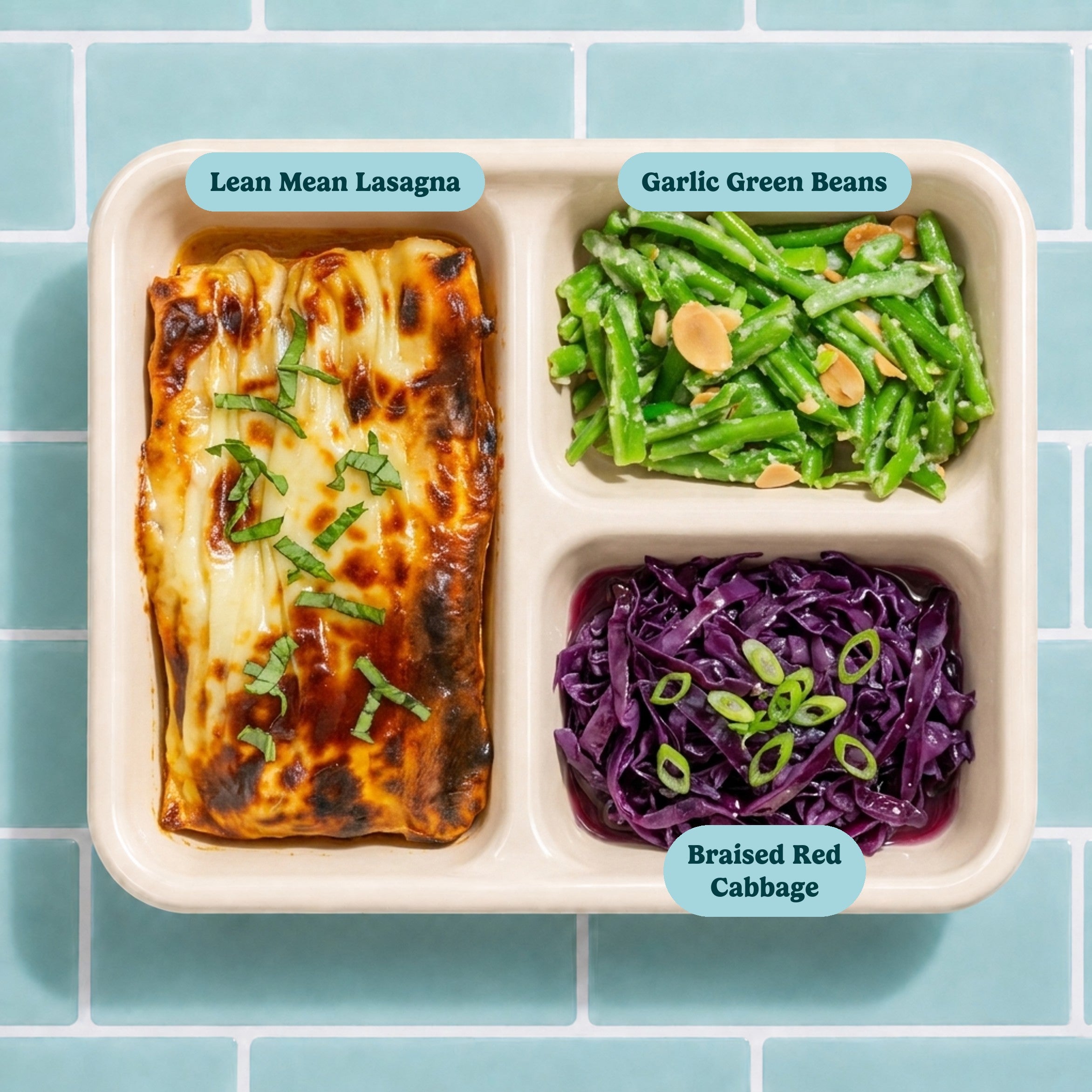 Lean Mean Lasagna (Turkey & Beef)