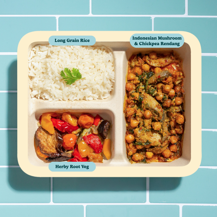 Indonesian Mushroom & Chickpea Rendang