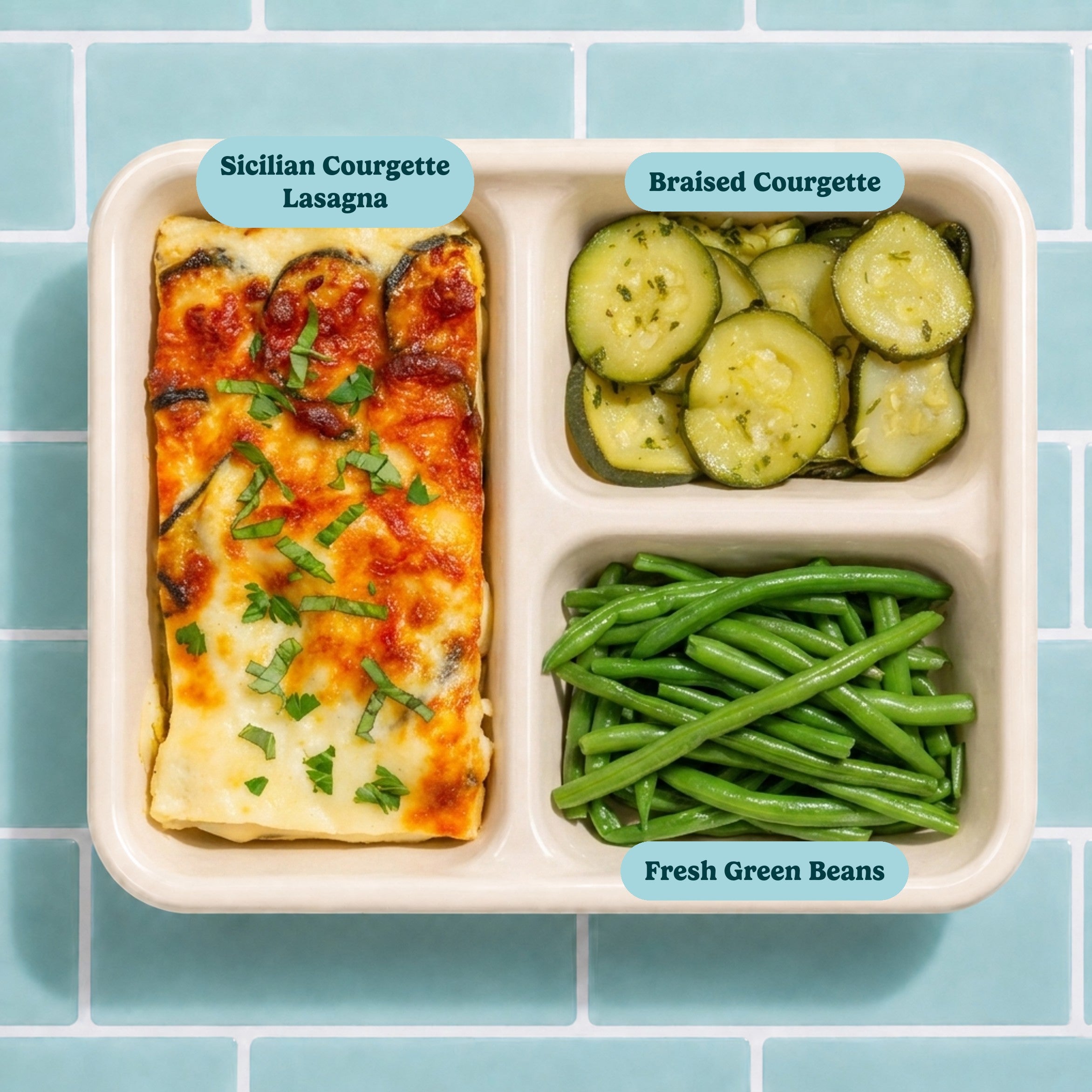 Sicilian Courgette Lasagna (V)