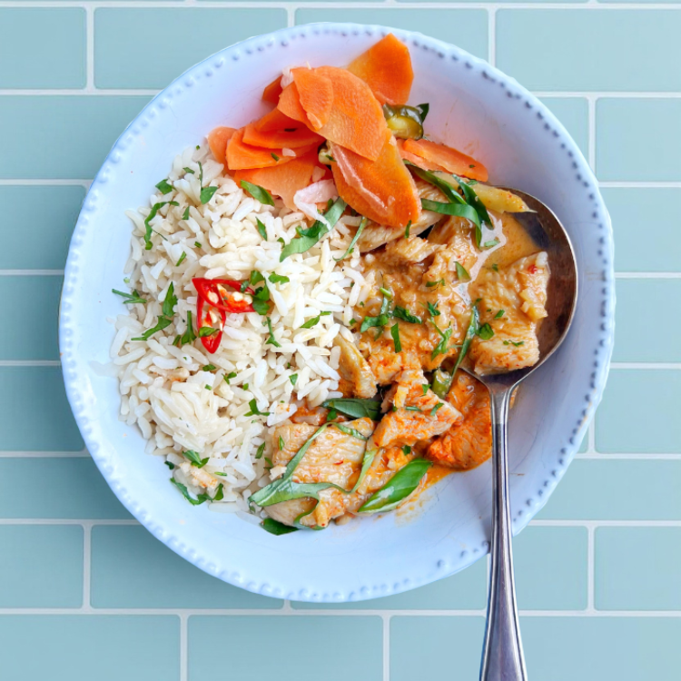 Chicken Thai Red Curry with Jasmine Rice