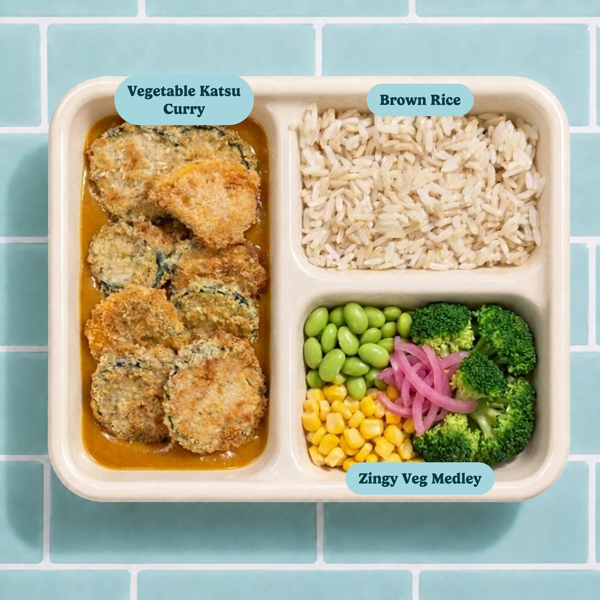 Vegetable Katsu Curry (V)