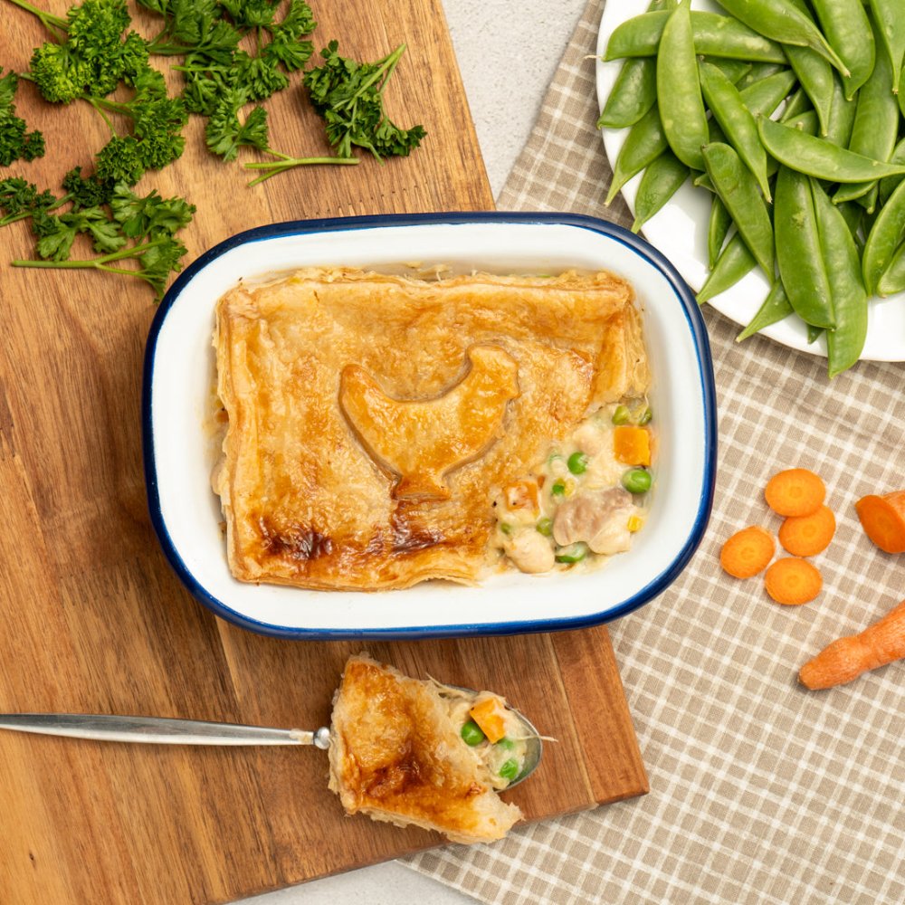 American Chicken Pot Pie 🐔 🇺🇸 - by Big Nibbles - HomeCooks