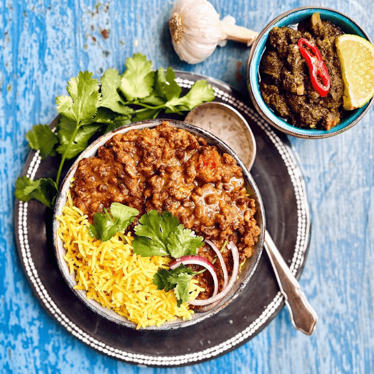Black Daal with Turmeric Rice and Saag - by Sunny - HomeCooks