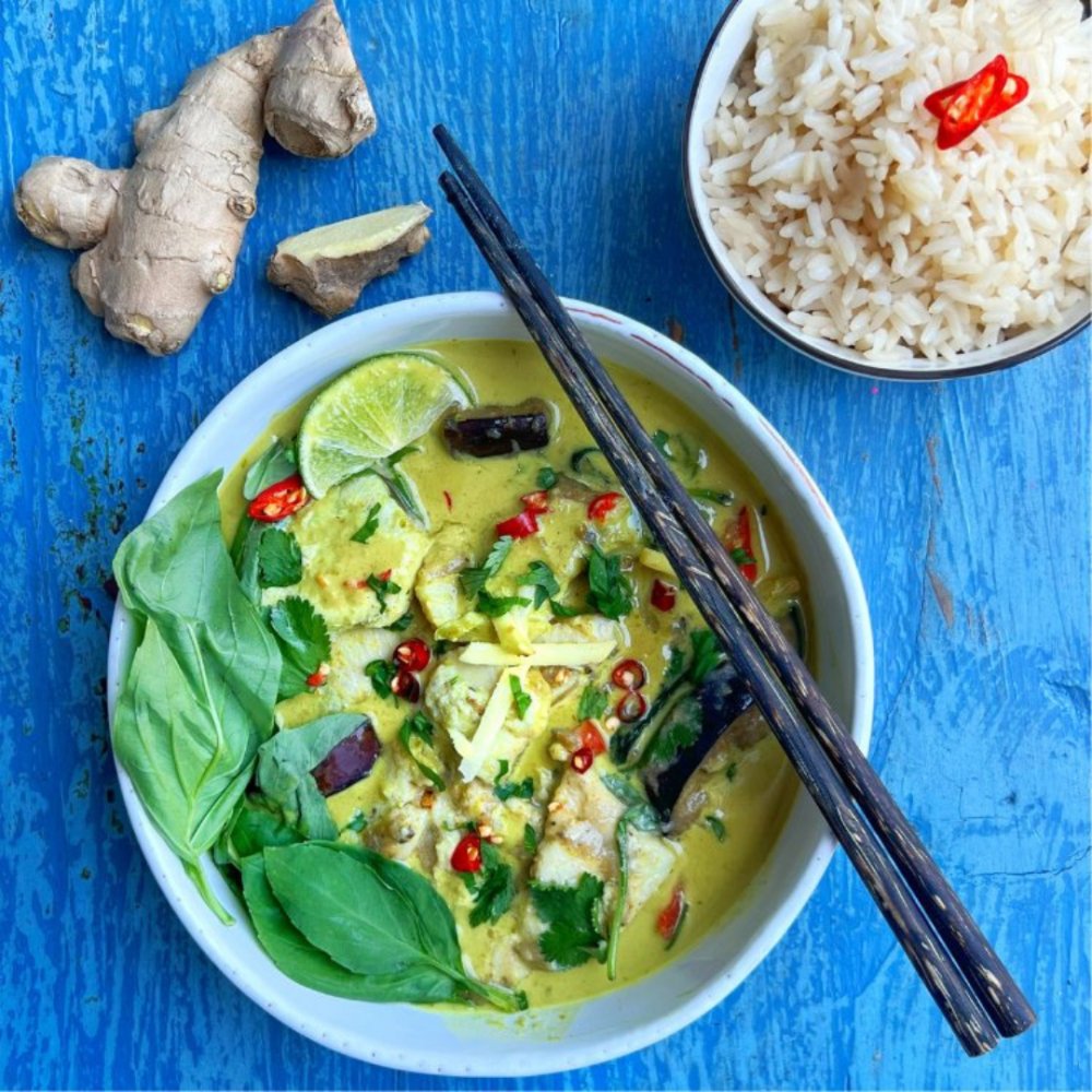 Chicken Thai Green Curry with Jasmine Rice - by Satay Street - HomeCooks
