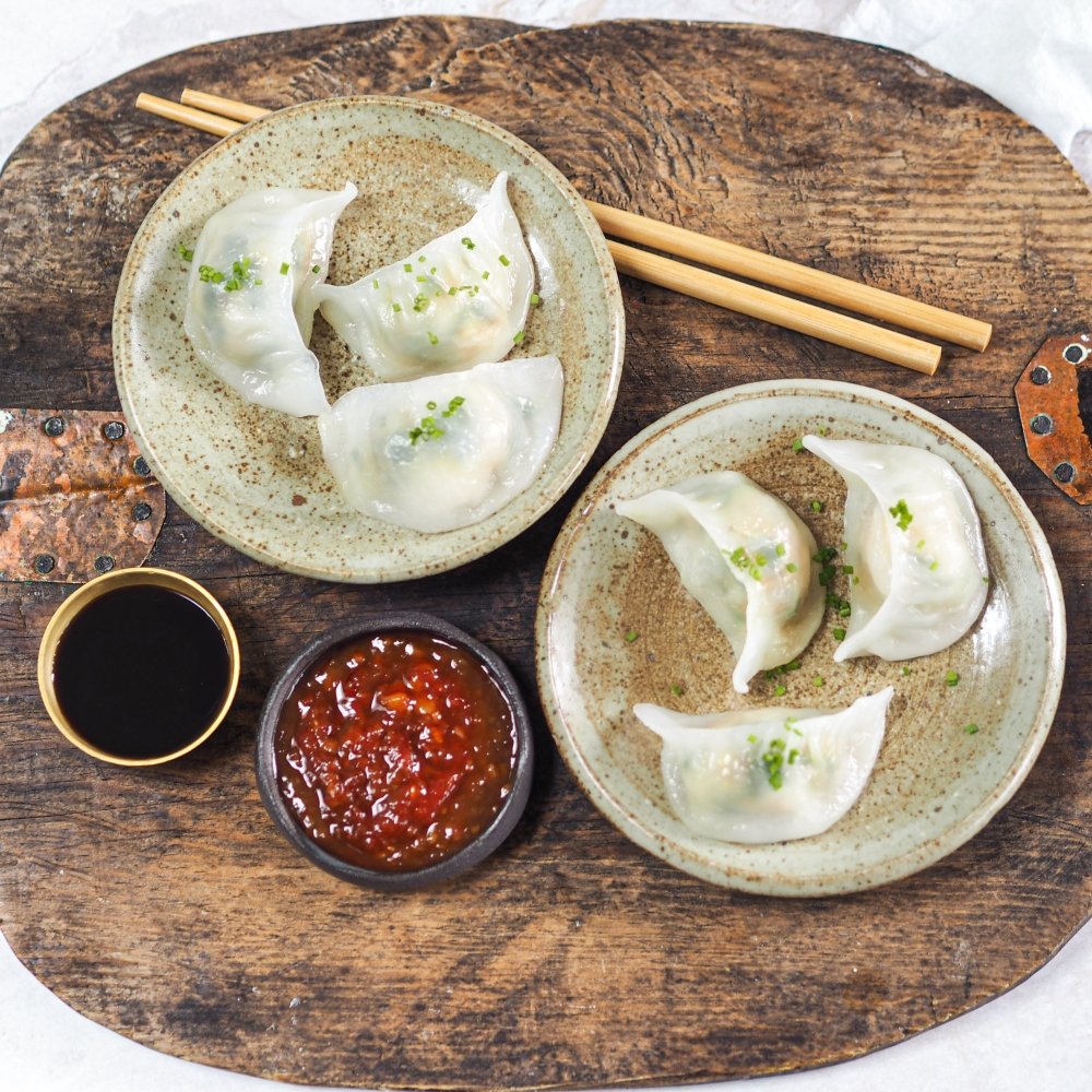 Crystal Prawn and Chinese Leek Dumplings ( 6pcs) - by Mai Dim Sum - HomeCooks