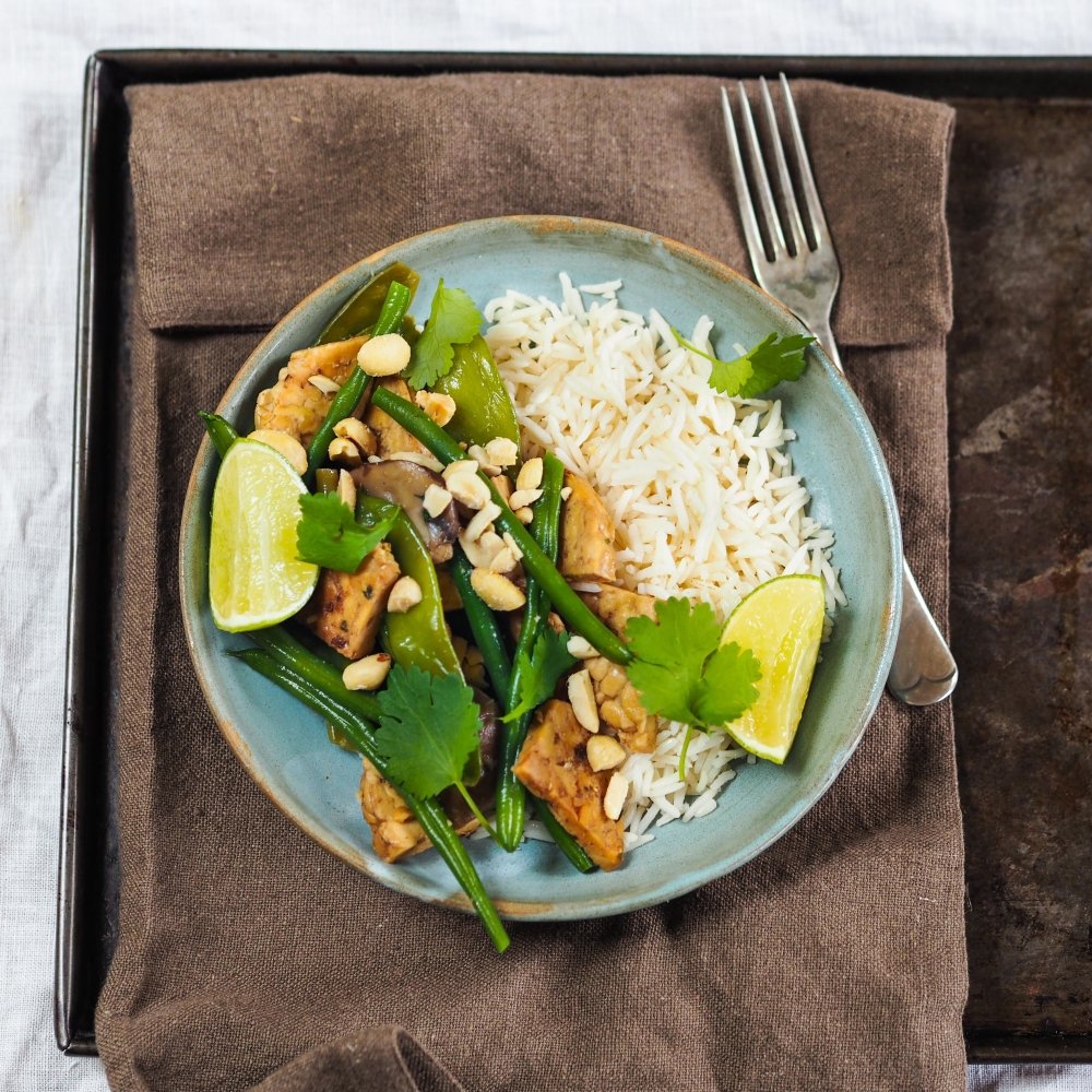 Lemongrass Tempeh Stir - Fry - by Johnny Meatless - HomeCooks