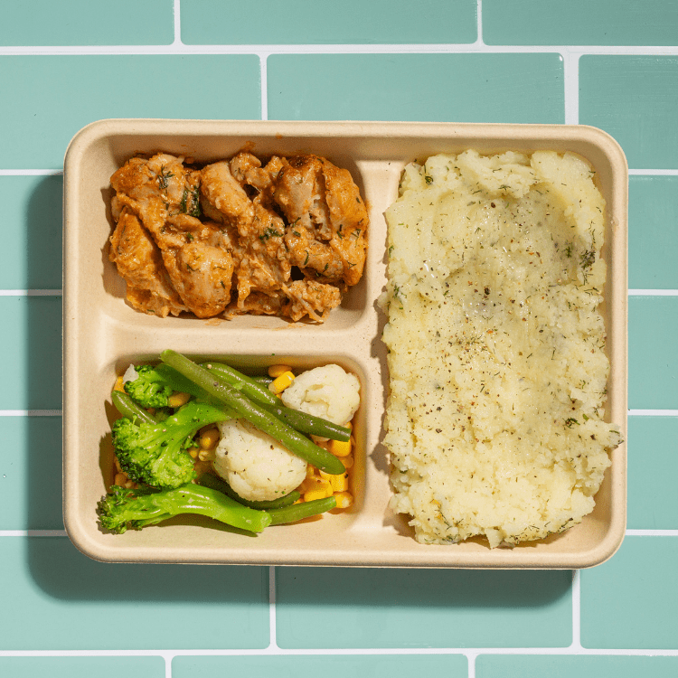 Lithuanian Garlic Chicken with Mashed Potatoes - by Romas - HomeCooks