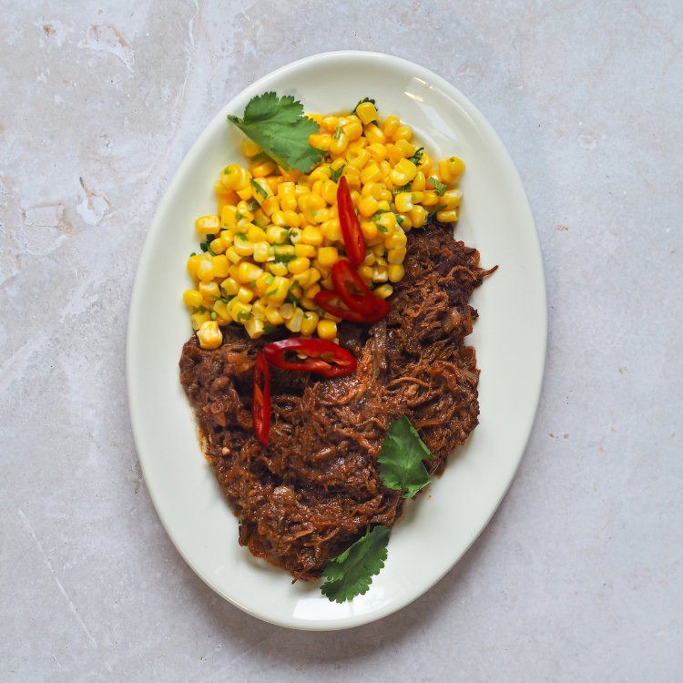 Slow Cooked Mexican Brisket with Corn - by Lucia - HomeCooks