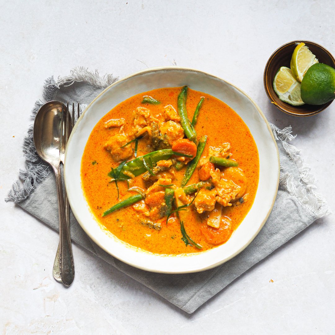 Vegan Red Massaman Curry - by Teja - HomeCooks