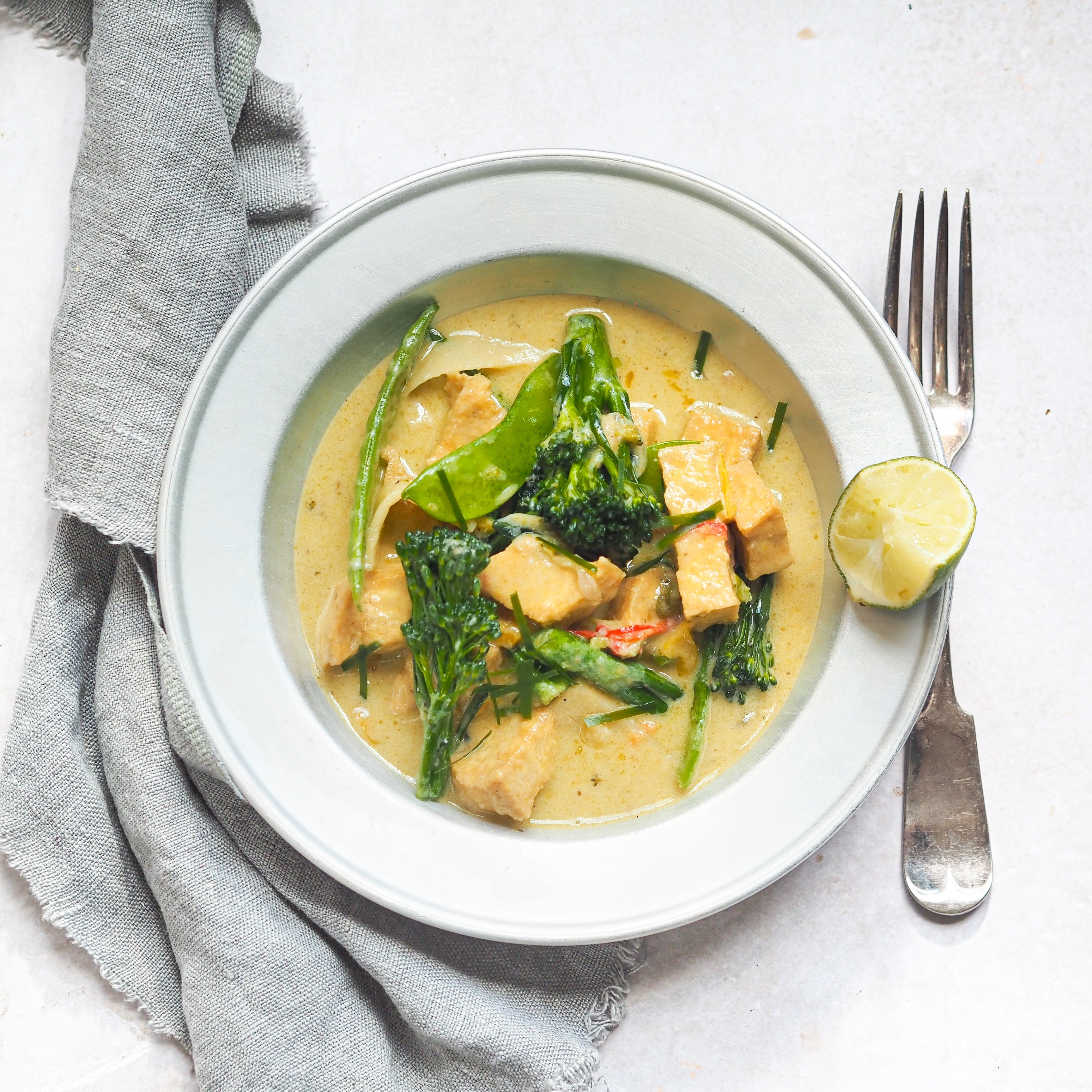 Vegan Thai Green Curry - by Teja - HomeCooks
