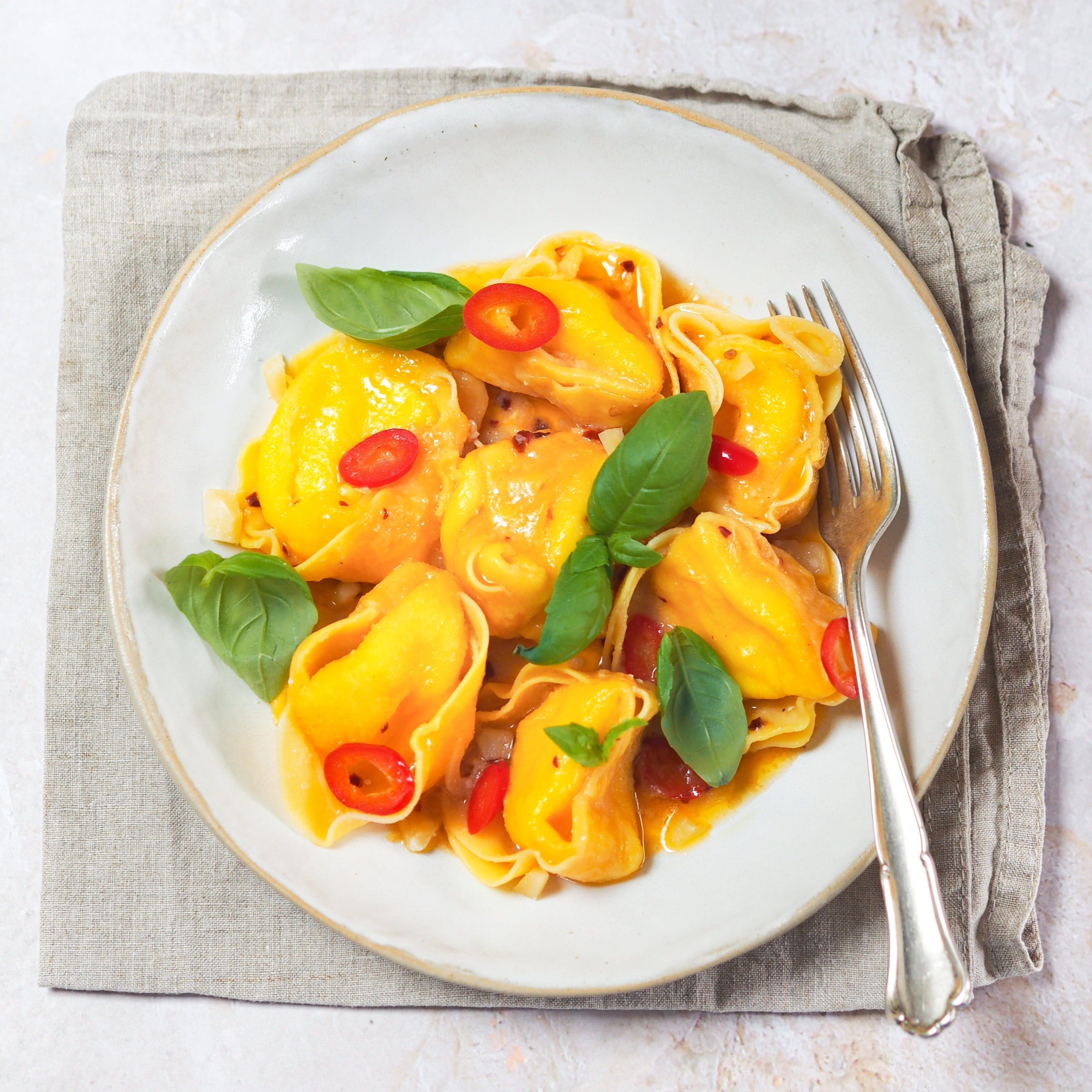 Lemon & Ricotta Tortelloni with Chilli Garlic Butter - by Alessandro - HomeCooks