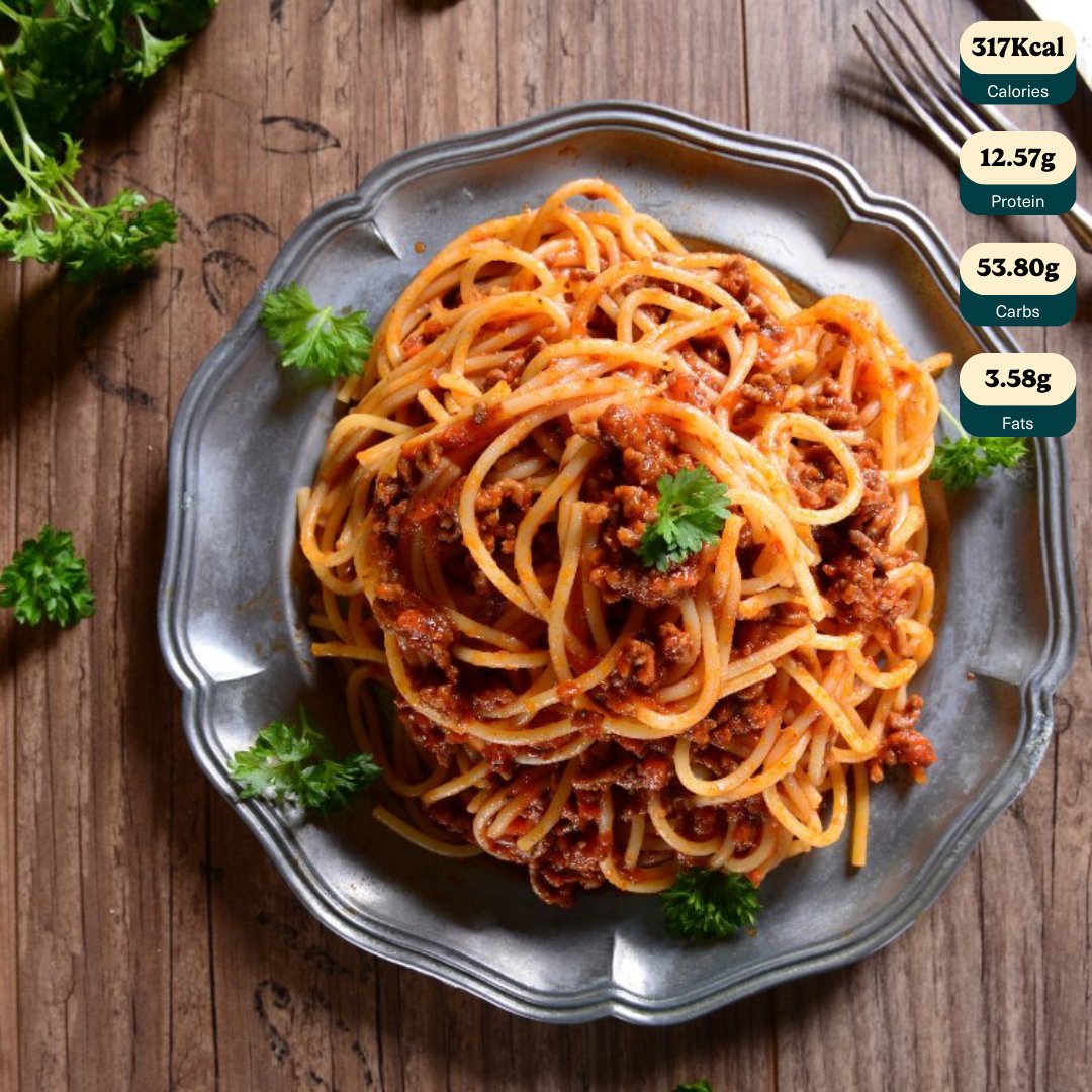 Lentil & Mushroom Spaghetti Bolognese - by Kate - HomeCooks