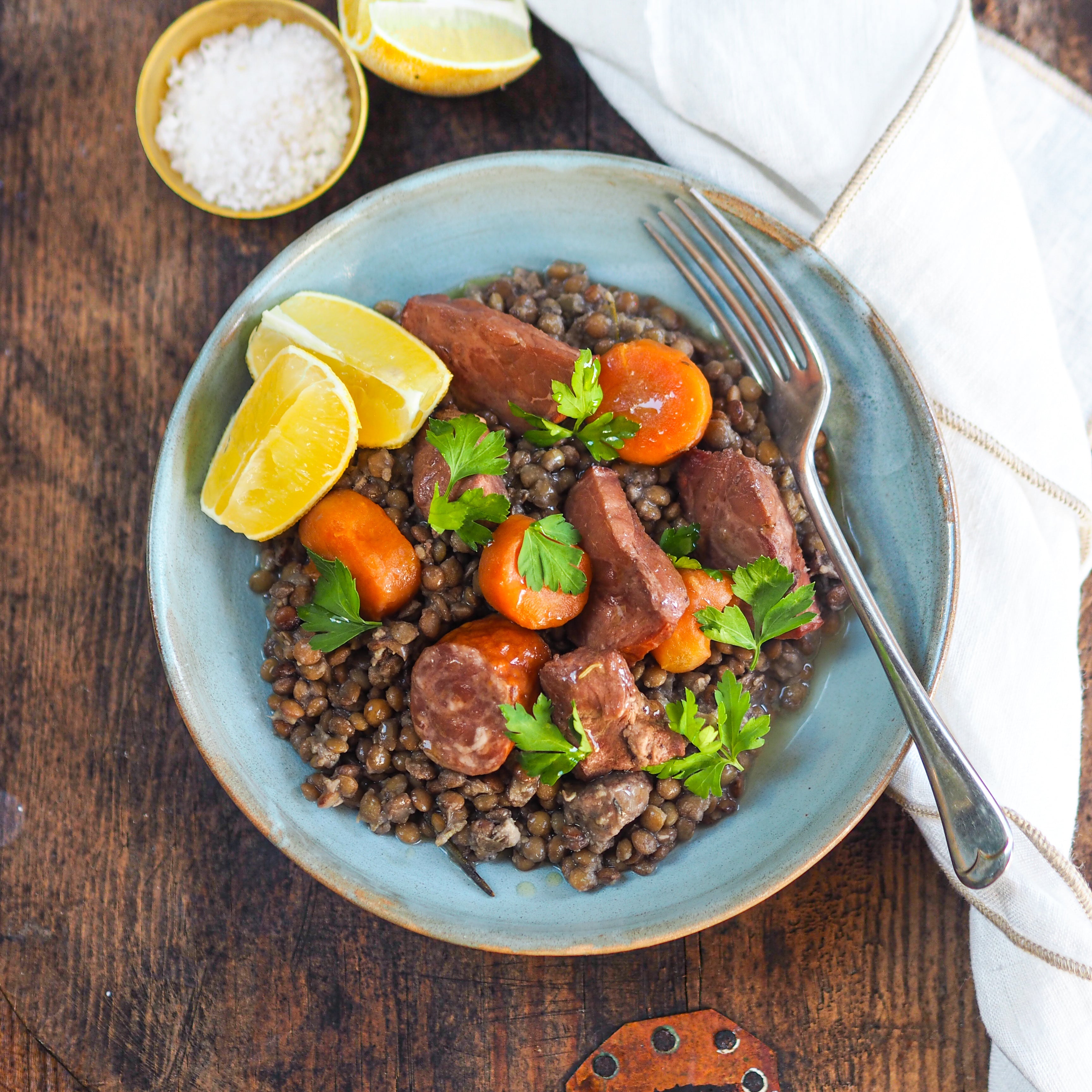Lentils and Cured Pork Stew - Council - by Sebastien - HomeCooks