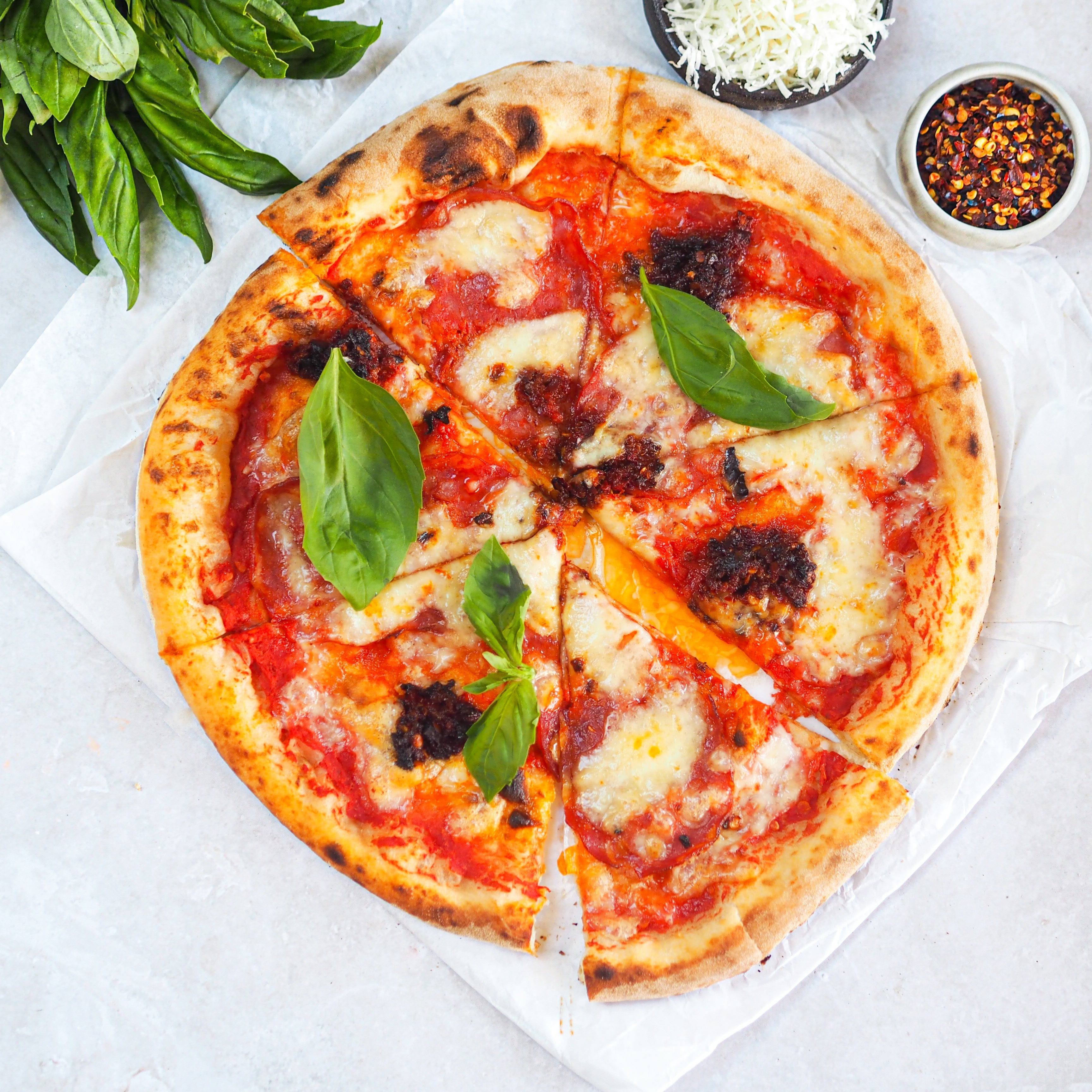 Spianata Salami & N'duja Pizza - by Tony - HomeCooks