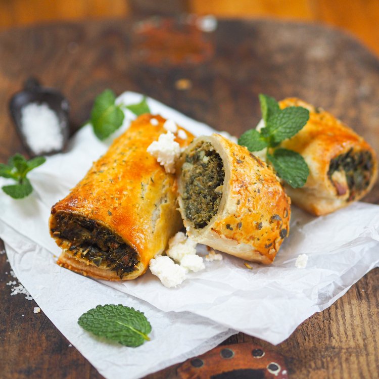 Spinach & Feta Roll (Vegetarian) - by Dulwich Pantry - HomeCooks