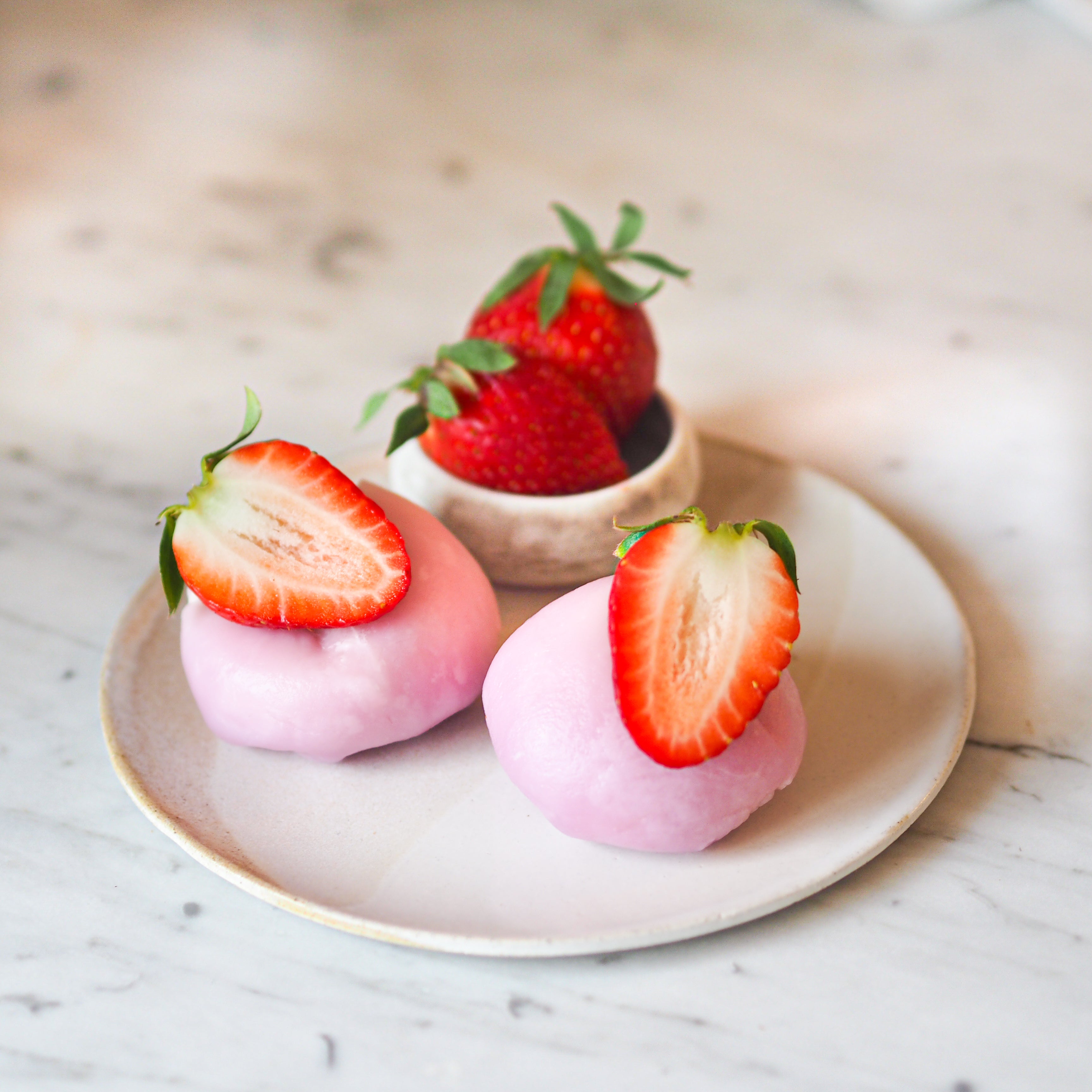 Strawberry Milkshake Mochi - by Natalia - HomeCooks