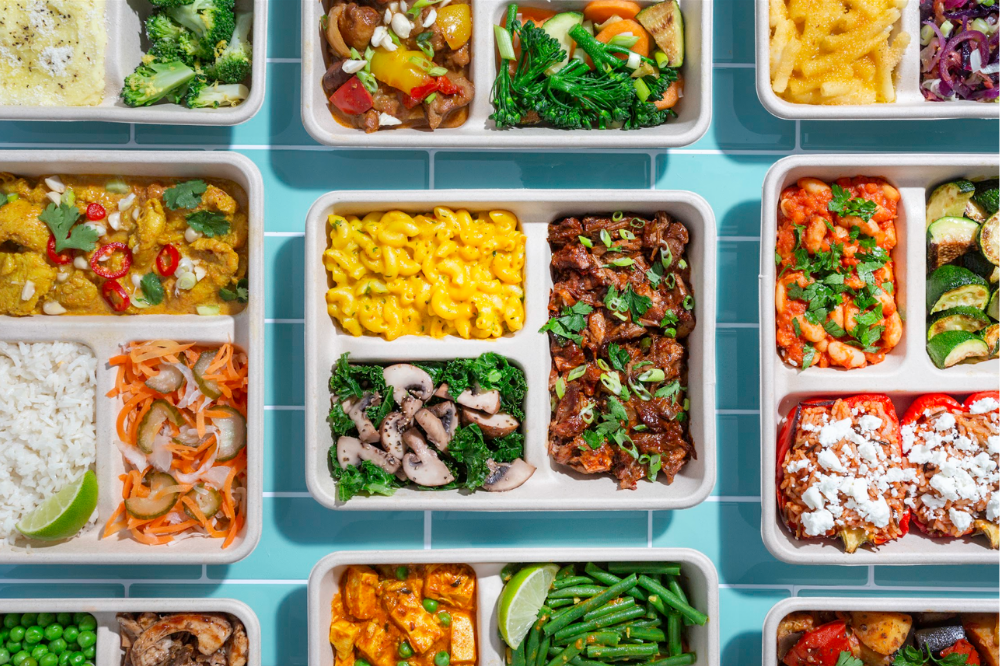 HomeCooks meal prep dishes