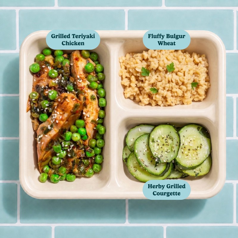 HomeCooks Chicken Teriyaki bento meal